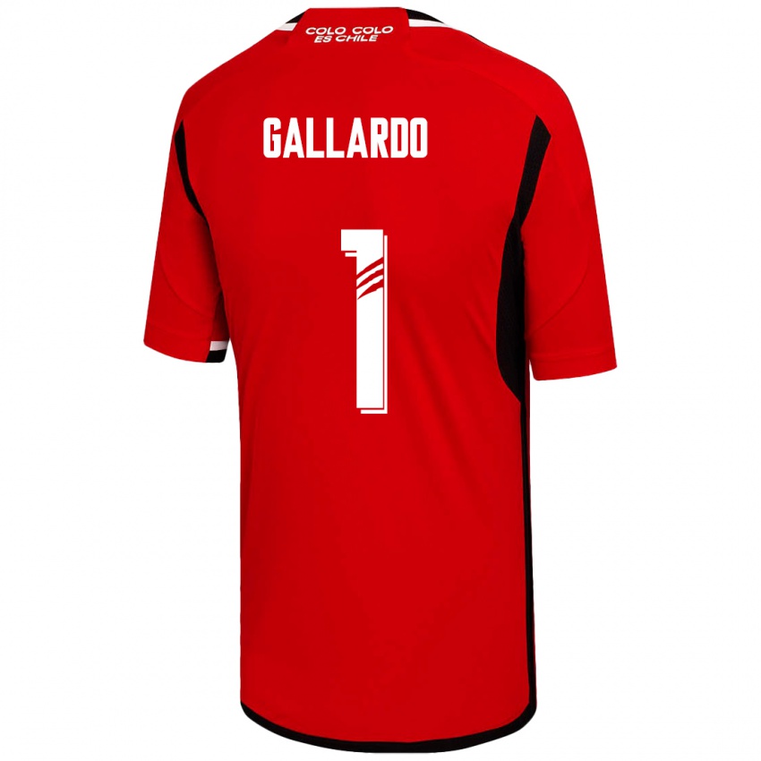 Homem Camisola Alexia Gallardo #1 Vermelho Alternativa 2023/24 Camisa