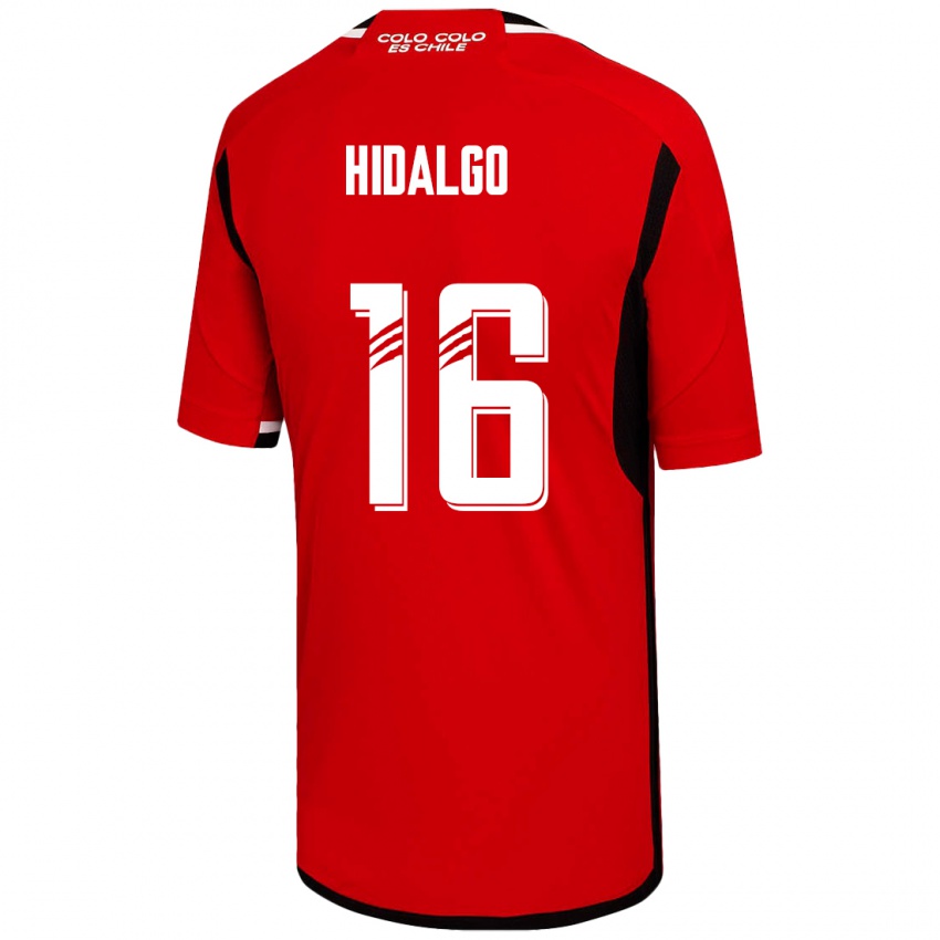 Homem Camisola Fernanda Hidalgo #16 Vermelho Alternativa 2023/24 Camisa