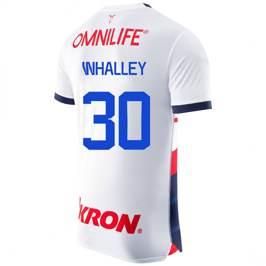 Homem Camisola Óscar Whalley #30 Branco Alternativa 2023/24 Camisa