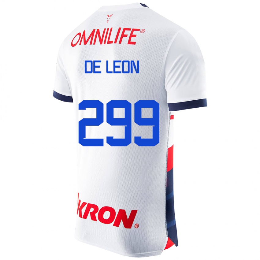 Homem Camisola Jared De León #299 Branco Alternativa 2023/24 Camisa