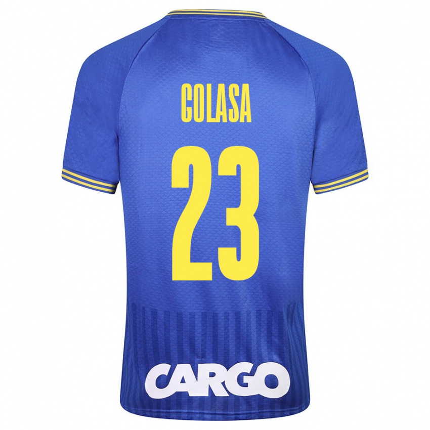 Homem Camisola Eyal Golasa #23 Azul Alternativa 2023/24 Camisa