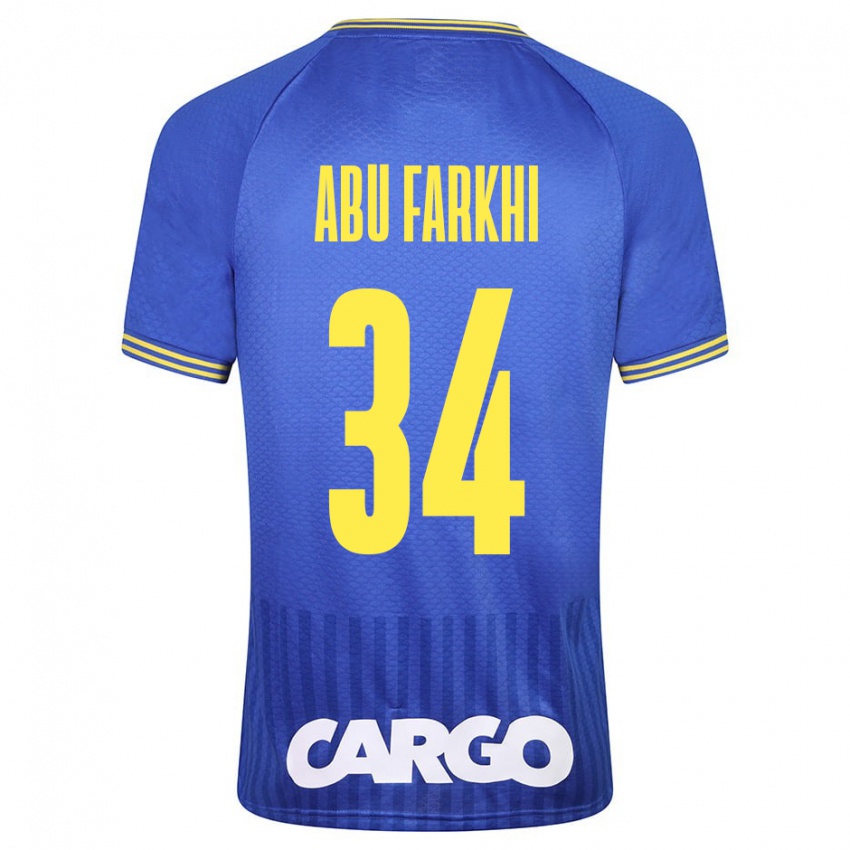 Homem Camisola Sayed Abu Farkhi #34 Azul Alternativa 2023/24 Camisa