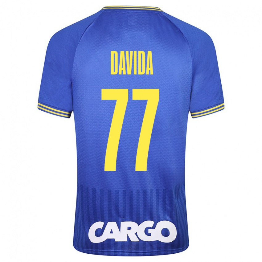 Homem Camisola Osher Davida #77 Azul Alternativa 2023/24 Camisa