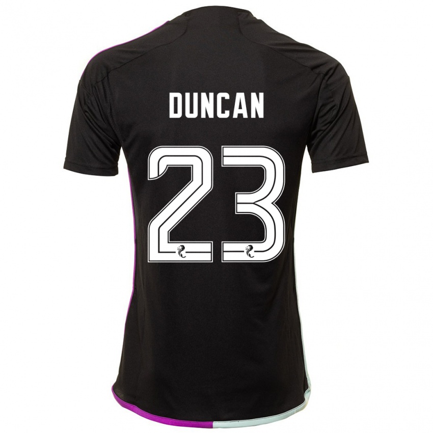 Homem Camisola Ryan Duncan #23 Preto Alternativa 2023/24 Camisa