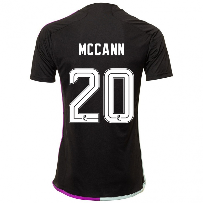 Homem Camisola Annalisa Mccann #20 Preto Alternativa 2023/24 Camisa