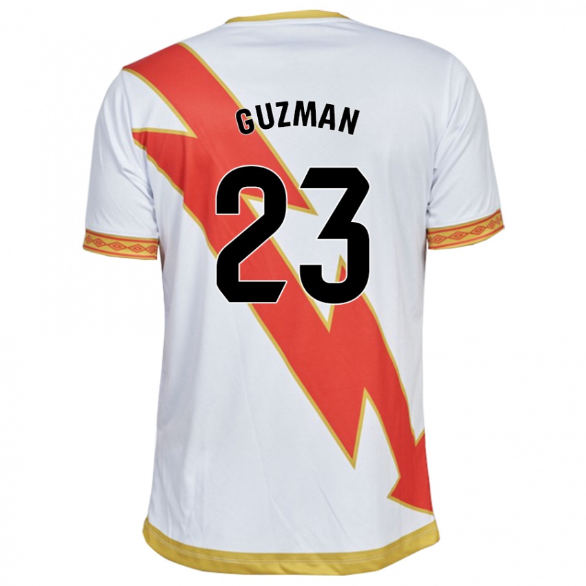 Mulher Camisola Miguel Guzmán #23 Branco Principal 2023/24 Camisa