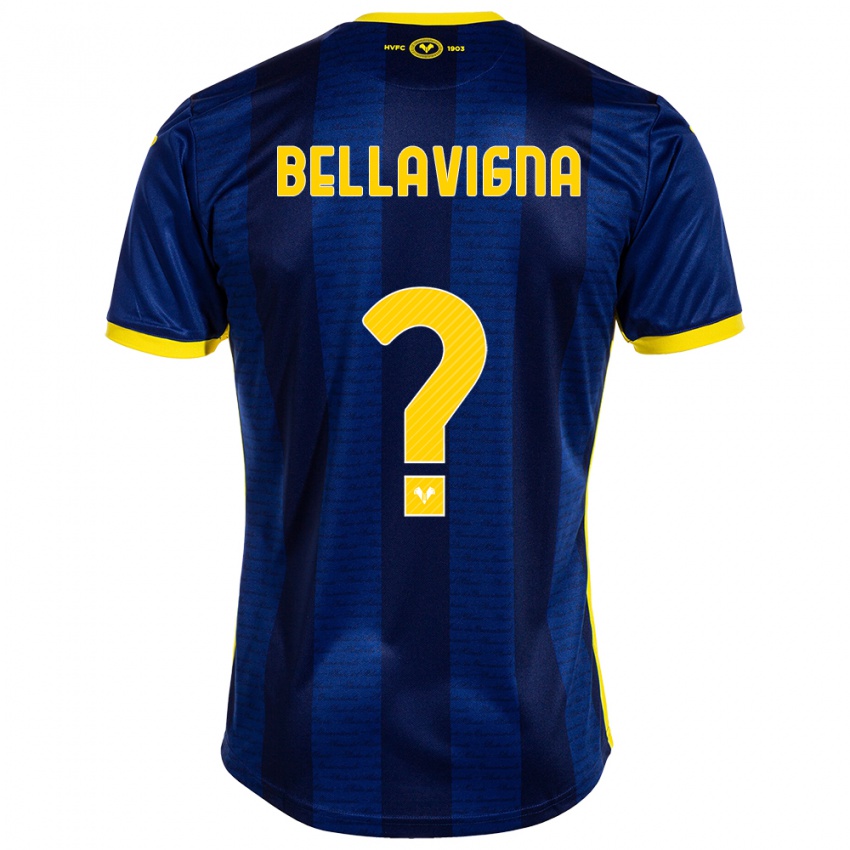 Mulher Camisola Marco Bellavigna #0 Marinha Principal 2023/24 Camisa