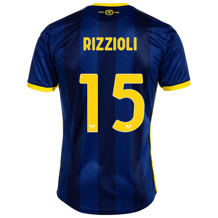 Mulher Camisola Gaia Rizzioli #15 Marinha Principal 2023/24 Camisa