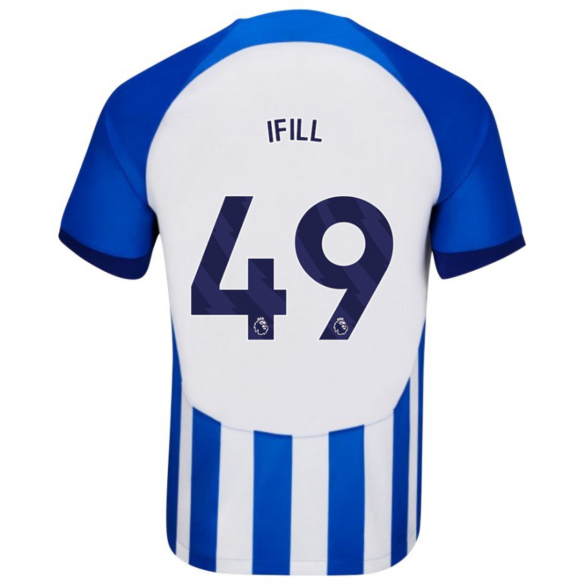 Mulher Camisola Marcus Ifill #49 Azul Principal 2023/24 Camisa