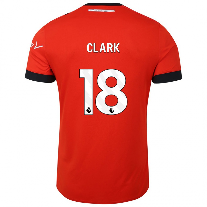 Mulher Camisola Jordan Clark #18 Vermelho Principal 2023/24 Camisa