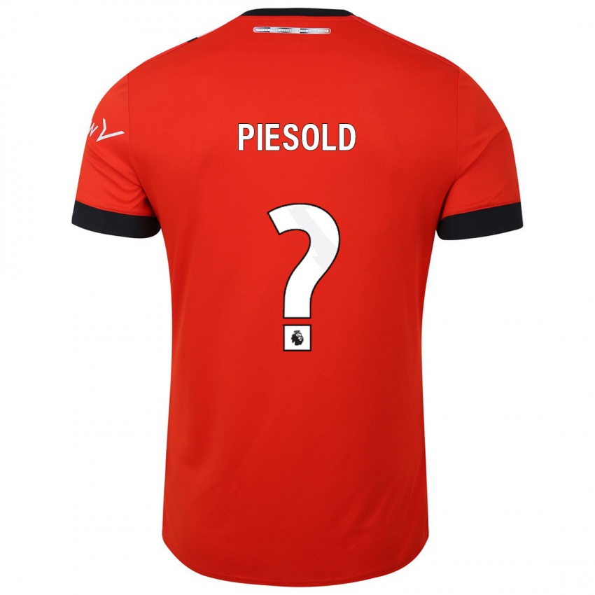 Mulher Camisola Axel Piesold #0 Vermelho Principal 2023/24 Camisa