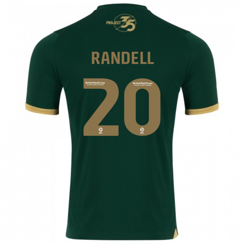 Mulher Camisola Adam Randell #20 Verde Principal 2023/24 Camisa