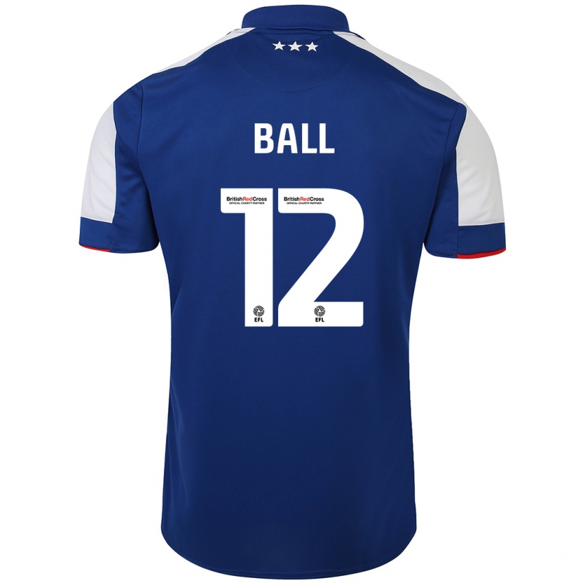 Mulher Camisola Dominic Ball #12 Azul Principal 2023/24 Camisa