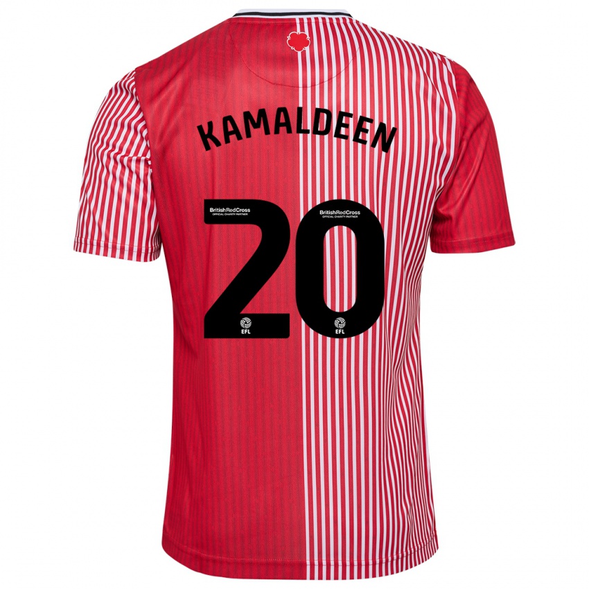 Mulher Camisola Kamaldeen Sulemana #20 Vermelho Principal 2023/24 Camisa