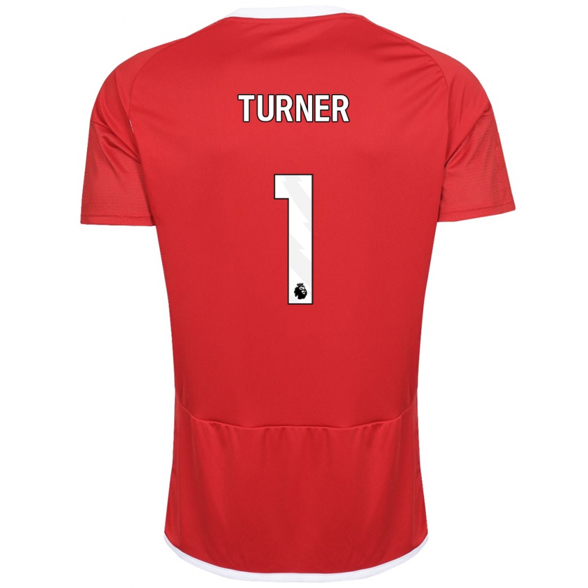 Mulher Camisola Matt Turner #1 Vermelho Principal 2023/24 Camisa