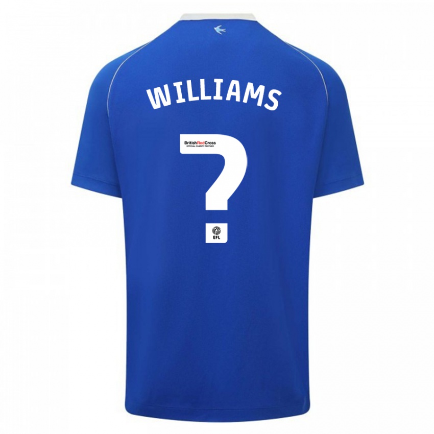 Mulher Camisola Noah Williams #0 Azul Principal 2023/24 Camisa