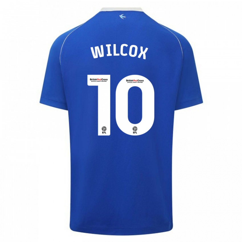 Mulher Camisola Danielle Wilcox #10 Azul Principal 2023/24 Camisa