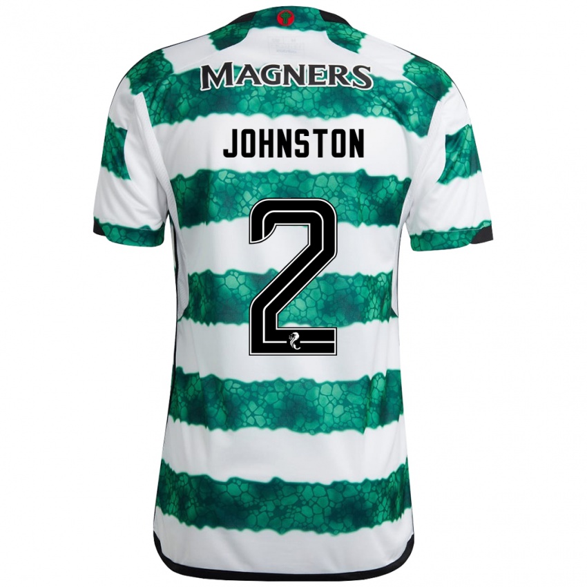 Mulher Camisola Alistair Johnston #2 Verde Principal 2023/24 Camisa