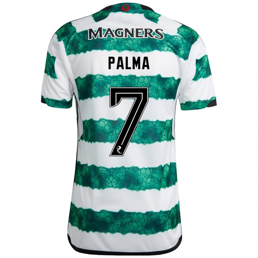 Mulher Camisola Luis Palma #7 Verde Principal 2023/24 Camisa