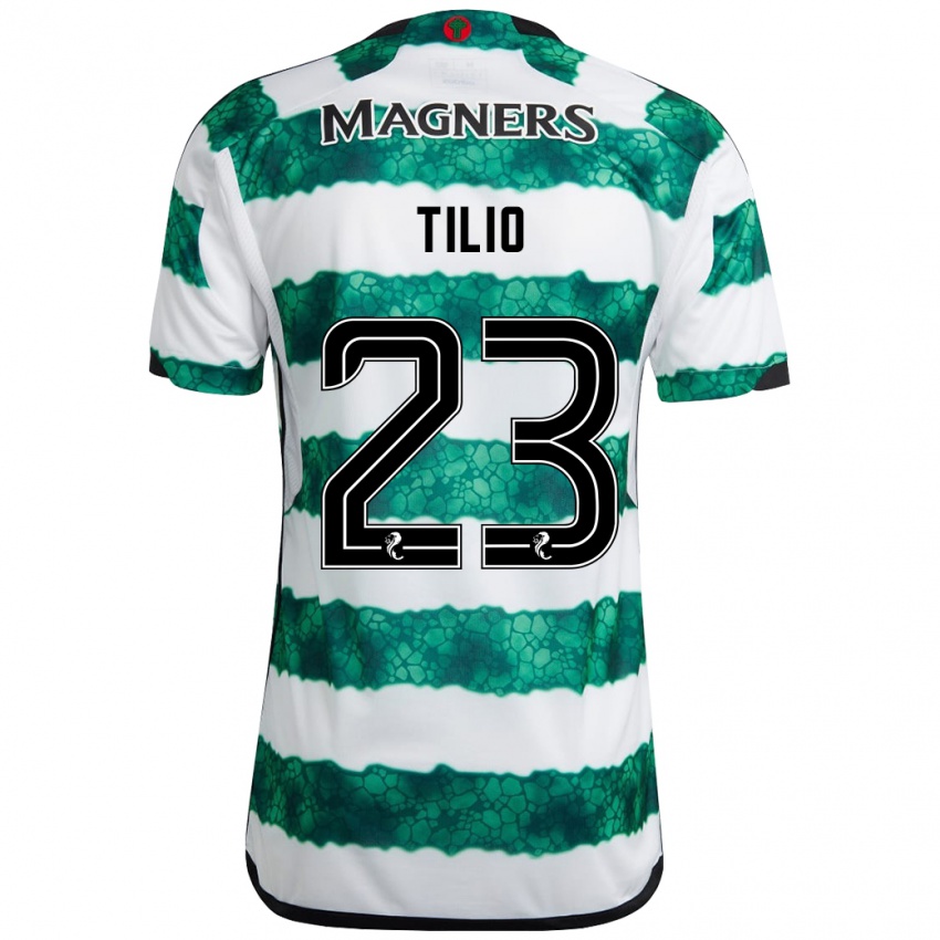 Mulher Camisola Marco Tilio #23 Verde Principal 2023/24 Camisa