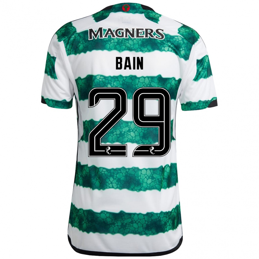 Mulher Camisola Scott Bain #29 Verde Principal 2023/24 Camisa