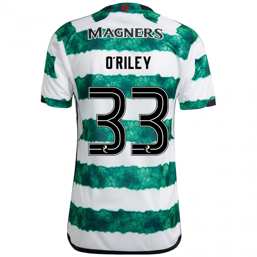 Mulher Camisola Matt O'riley #33 Verde Principal 2023/24 Camisa