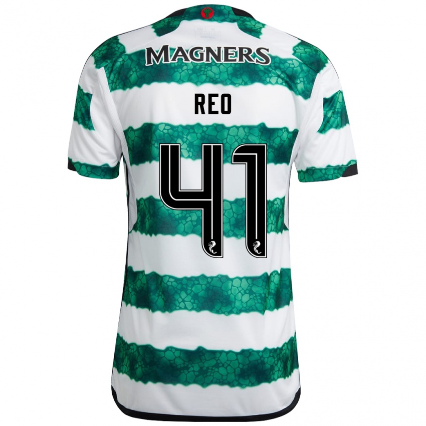 Mulher Camisola Reo Hatate #41 Verde Principal 2023/24 Camisa