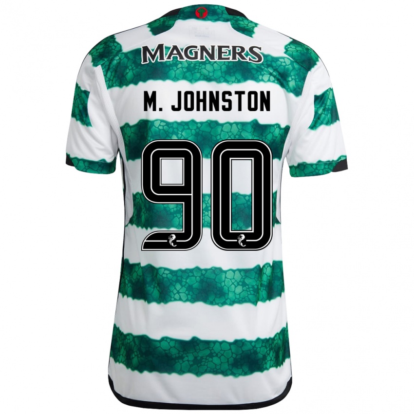 Mulher Camisola Mikey Johnston #90 Verde Principal 2023/24 Camisa