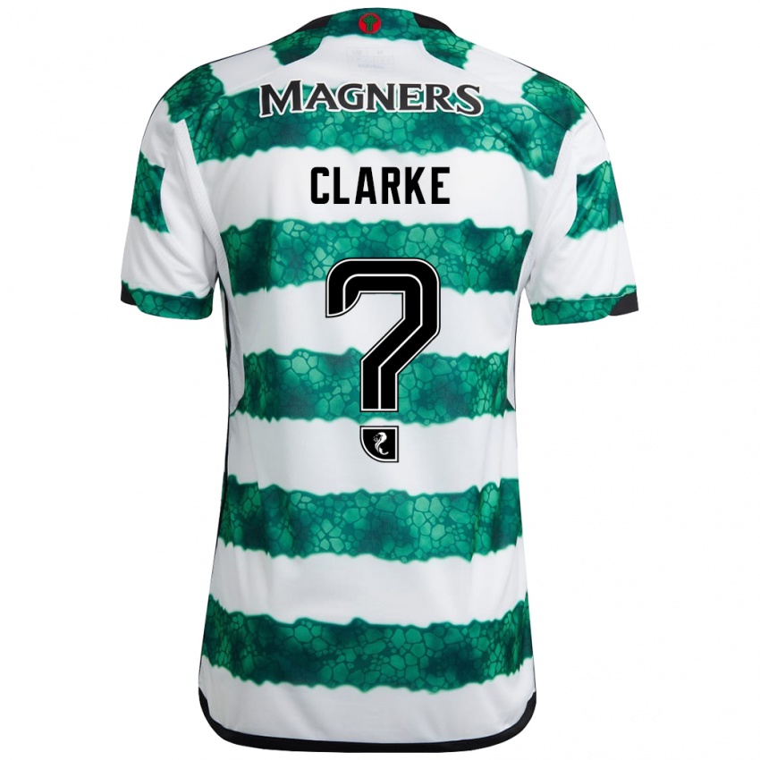 Mulher Camisola Josh Clarke #0 Verde Principal 2023/24 Camisa