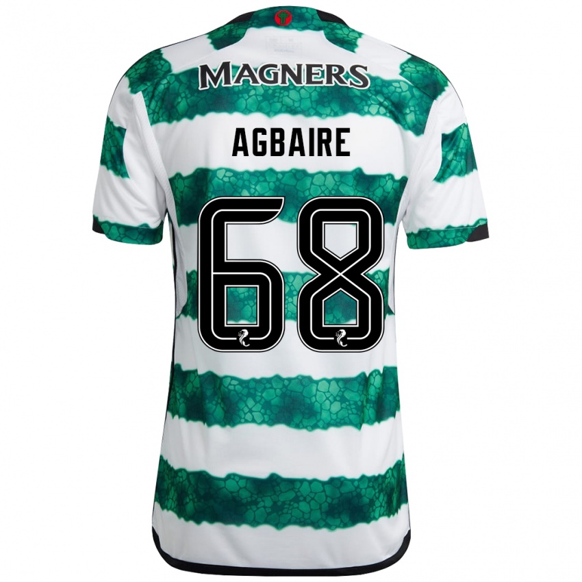 Mulher Camisola Lenny Agbaire #68 Verde Principal 2023/24 Camisa