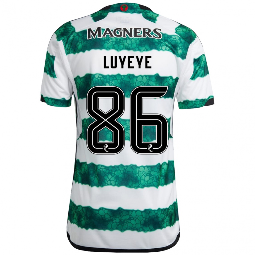 Mulher Camisola Benny-Jackson Luyeye #86 Verde Principal 2023/24 Camisa