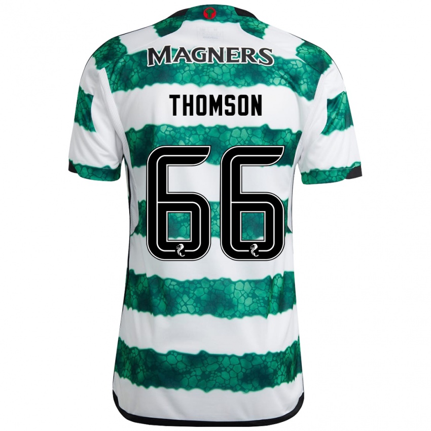 Mulher Camisola Corey Thomson #66 Verde Principal 2023/24 Camisa