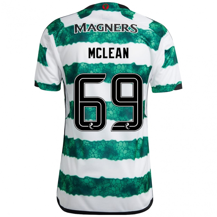 Mulher Camisola Kai Mclean #69 Verde Principal 2023/24 Camisa