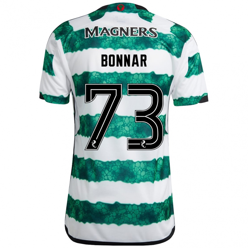 Mulher Camisola Jude Bonnar #73 Verde Principal 2023/24 Camisa