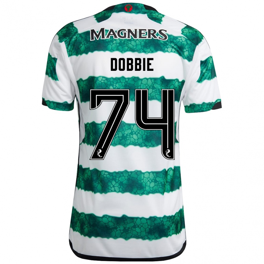 Mulher Camisola Lewis Dobbie #74 Verde Principal 2023/24 Camisa