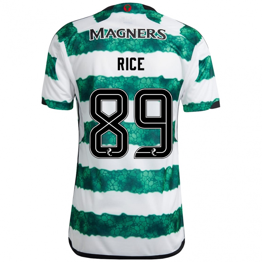 Mulher Camisola Aidan Rice #89 Verde Principal 2023/24 Camisa