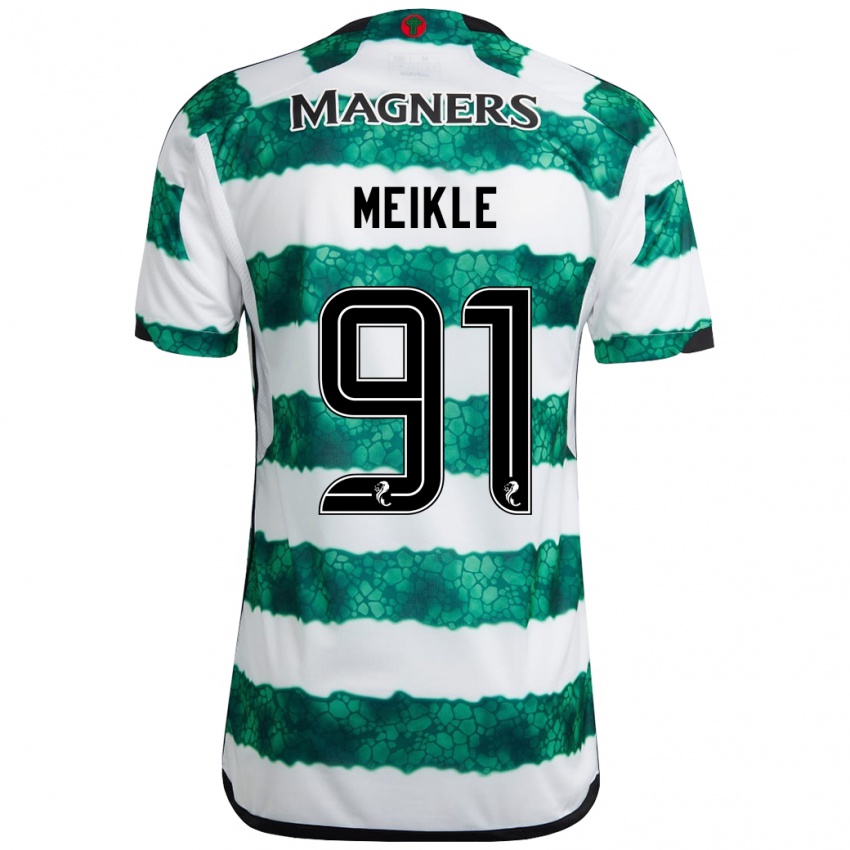 Mulher Camisola Jamie Meikle #91 Verde Principal 2023/24 Camisa