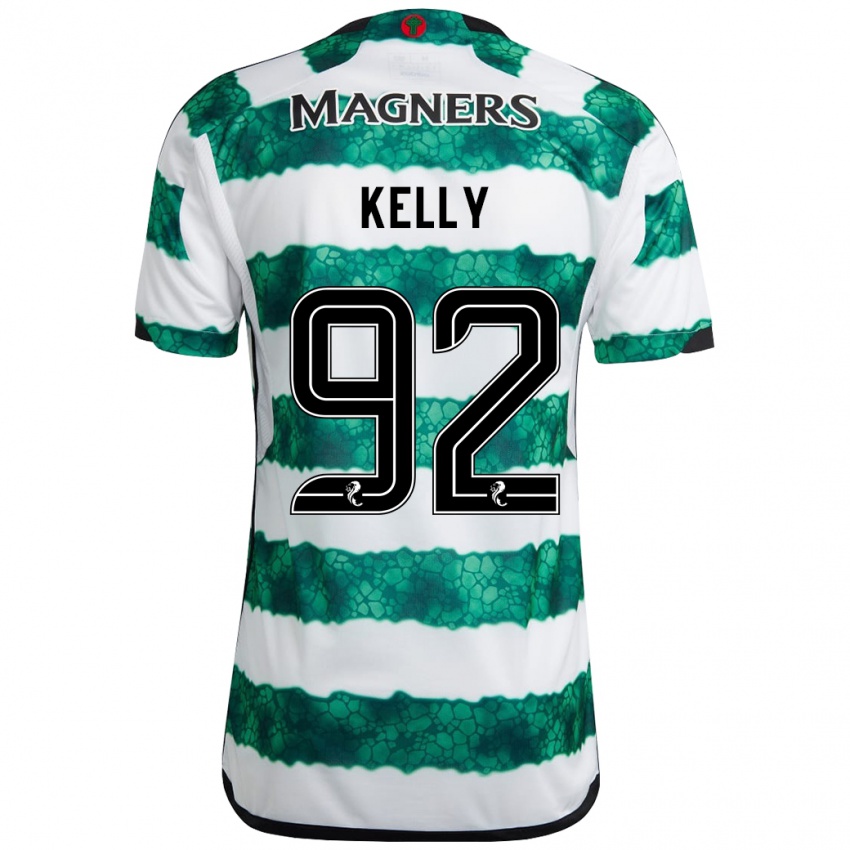 Mulher Camisola Daniel Kelly #92 Verde Principal 2023/24 Camisa