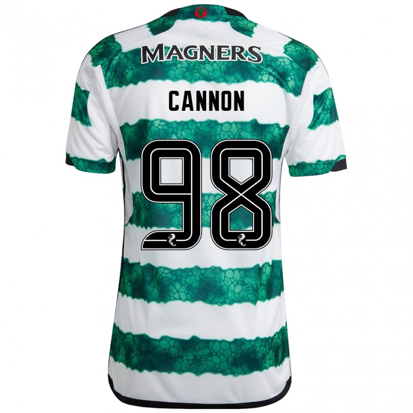 Mulher Camisola Aidan Cannon #98 Verde Principal 2023/24 Camisa