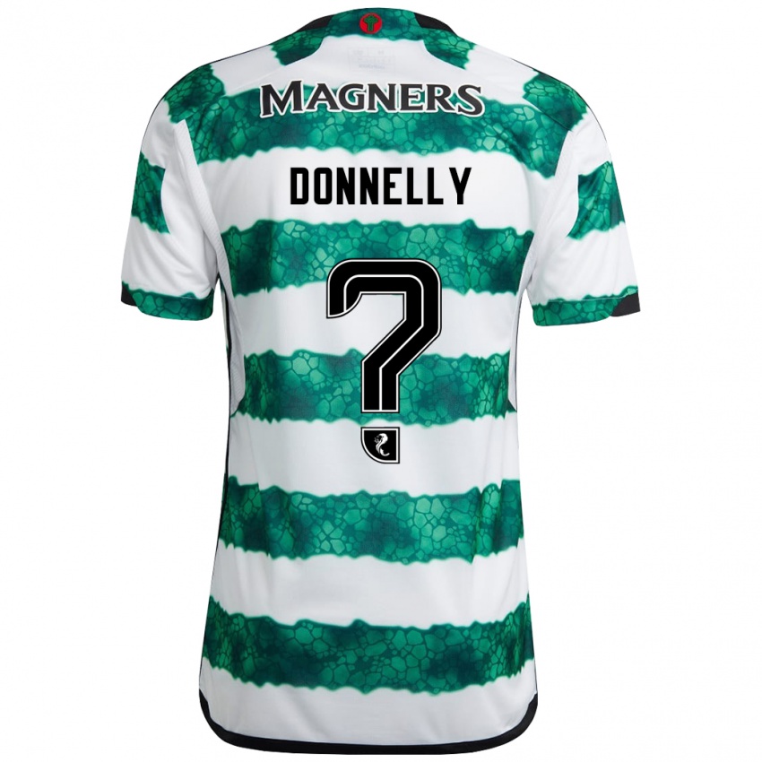 Mulher Camisola Jacob Donnelly #0 Verde Principal 2023/24 Camisa