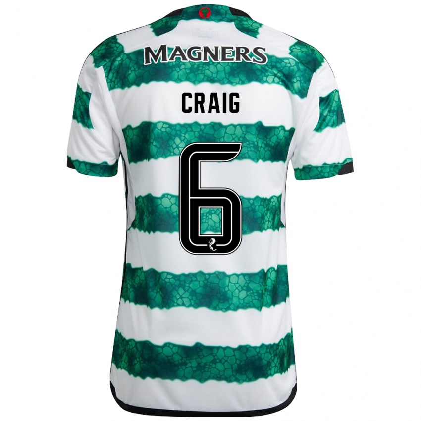 Mulher Camisola Chloe Craig #6 Verde Principal 2023/24 Camisa