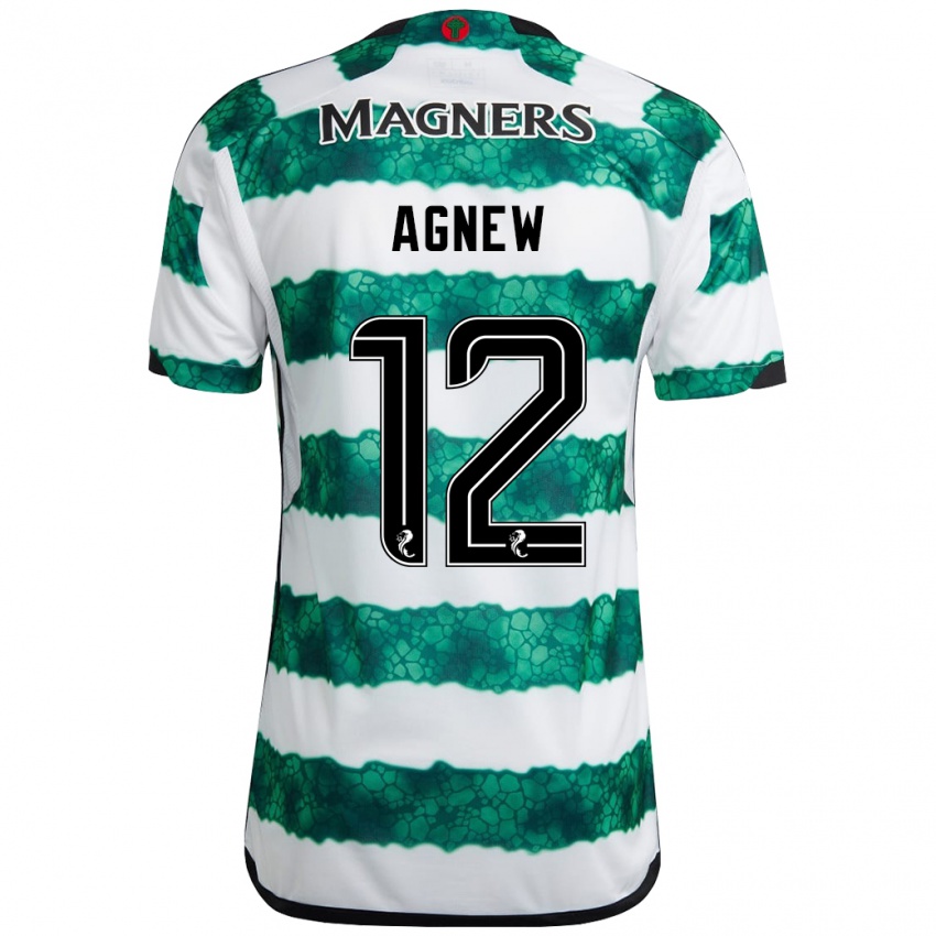 Mulher Camisola Murphy Agnew #12 Verde Principal 2023/24 Camisa