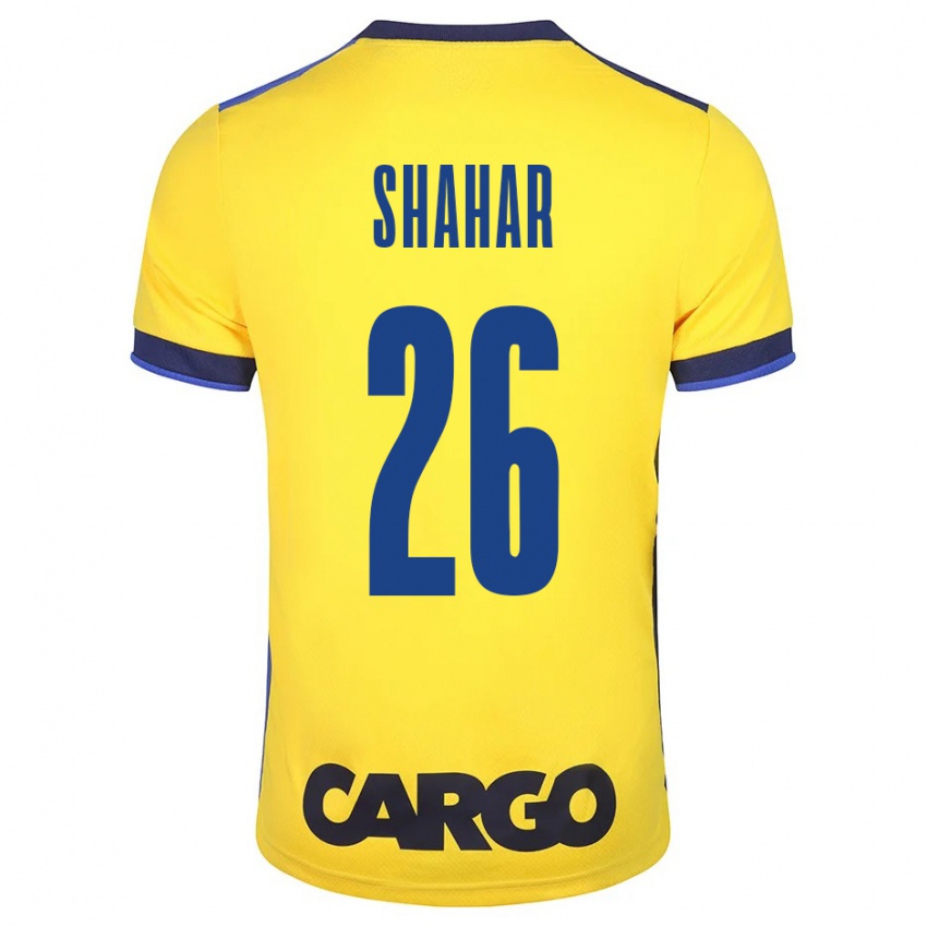 Mulher Camisola Ido Shahar #26 Amarelo Principal 2023/24 Camisa