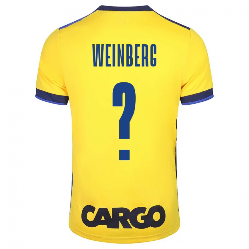 Mulher Camisola Idan Weinberg #0 Amarelo Principal 2023/24 Camisa