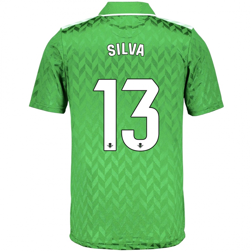 Mulher Camisola Rui Silva #13 Verde Alternativa 2023/24 Camisa