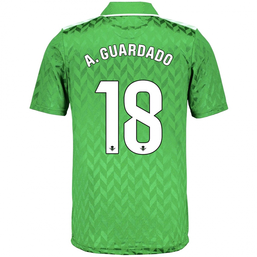 Mulher Camisola Andres Guardado #18 Verde Alternativa 2023/24 Camisa