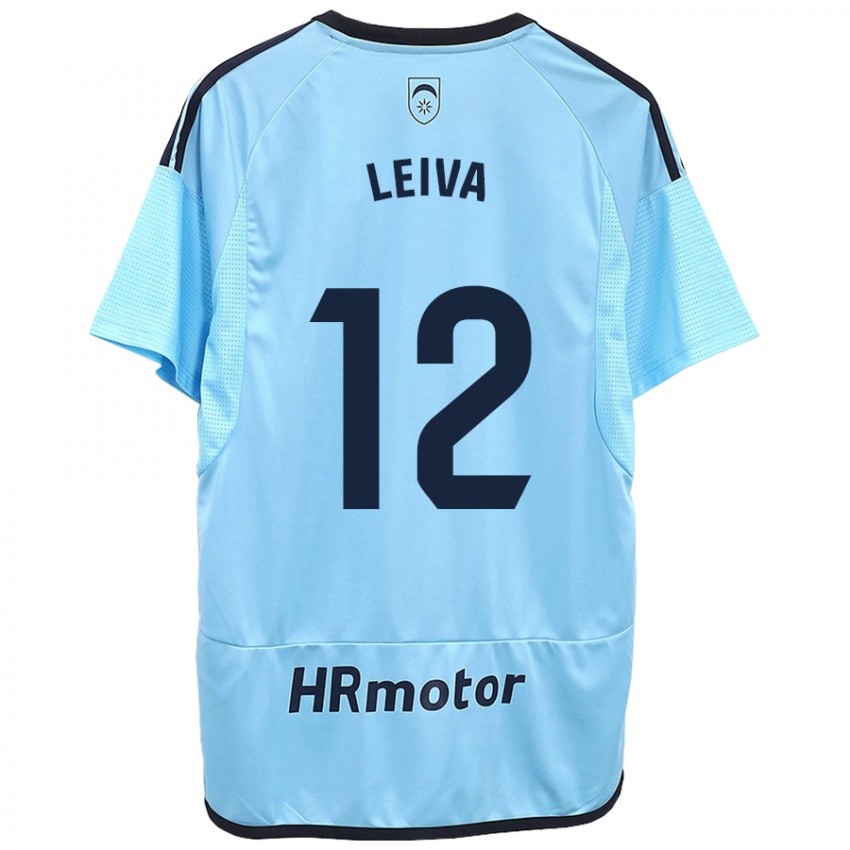 Mulher Camisola Álvaro Leiva #12 Azul Alternativa 2023/24 Camisa