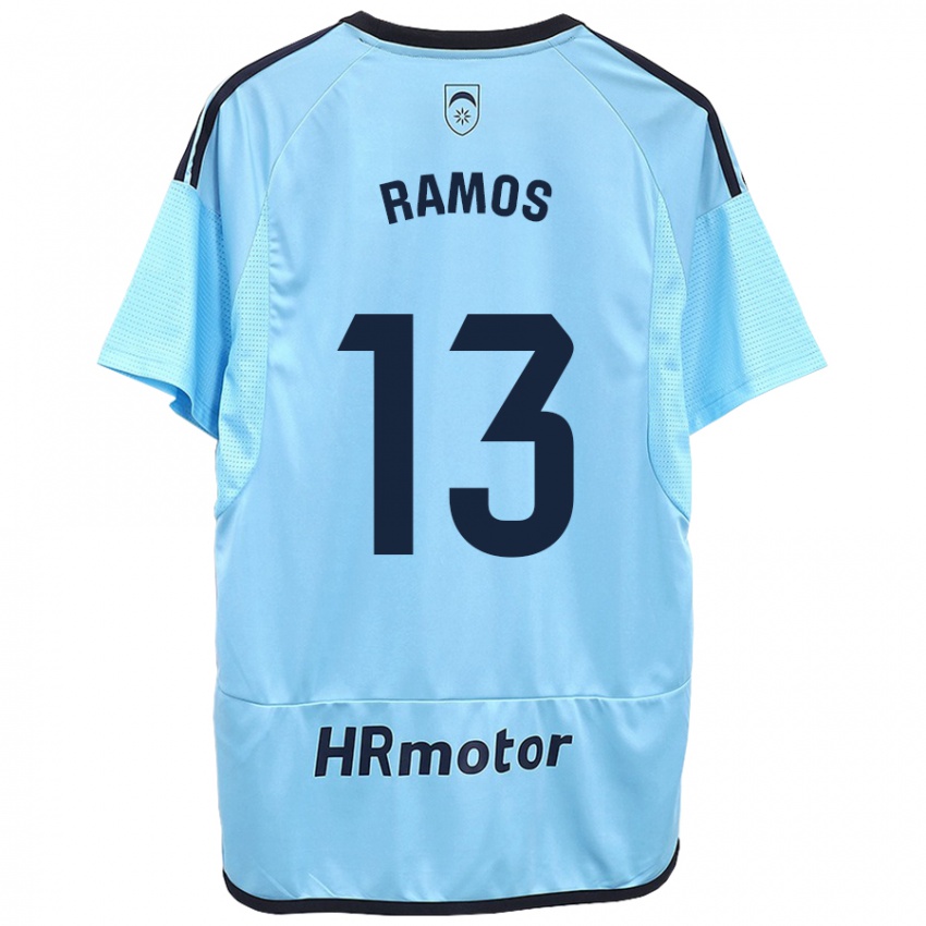 Mulher Camisola Darío Ramos #13 Azul Alternativa 2023/24 Camisa