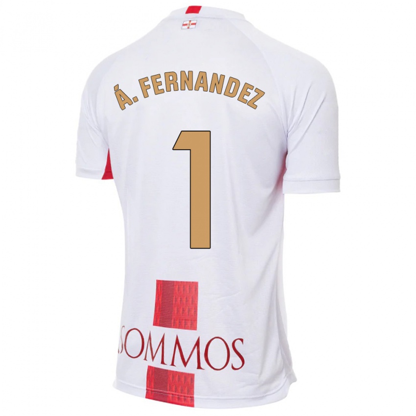 Mulher Camisola Alvaro Fernandez #1 Branco Alternativa 2023/24 Camisa