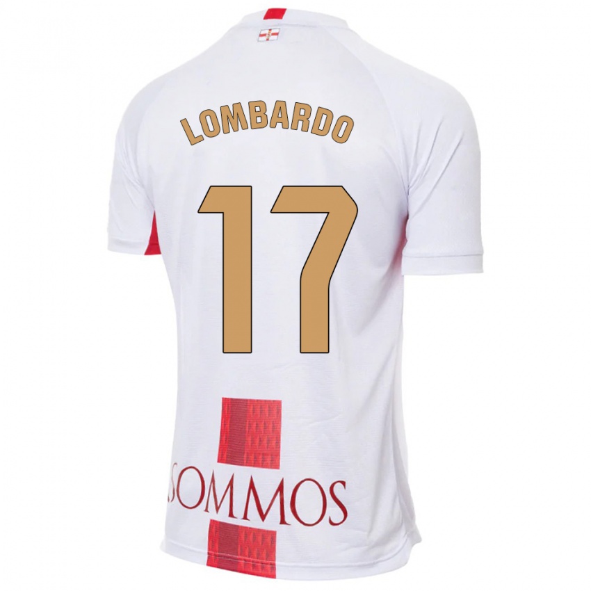 Mulher Camisola Enzo Lombardo #17 Branco Alternativa 2023/24 Camisa